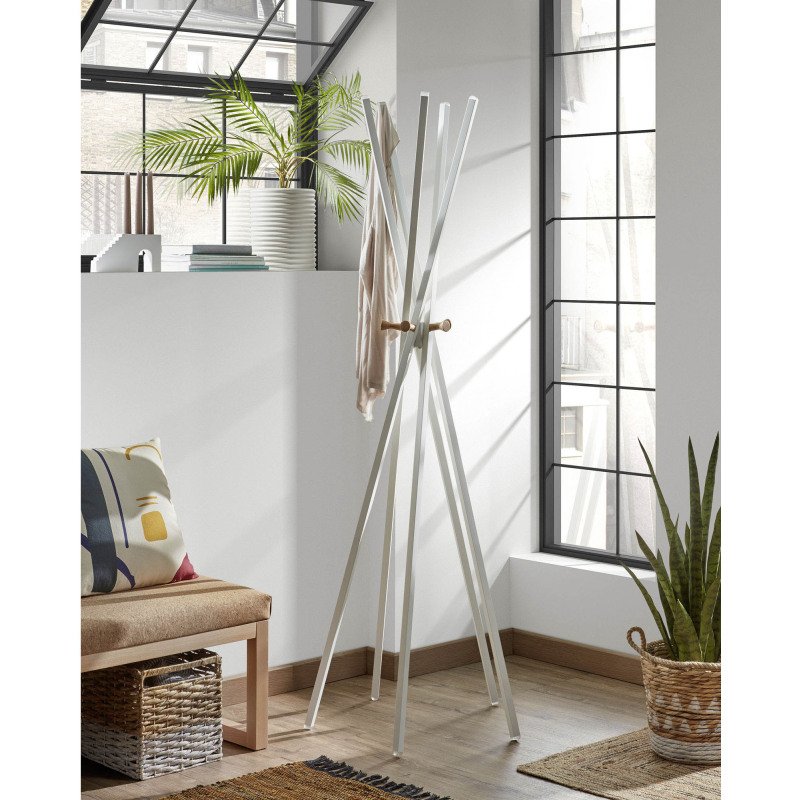 Porte-manteaux Chelsey 170 cm blanc