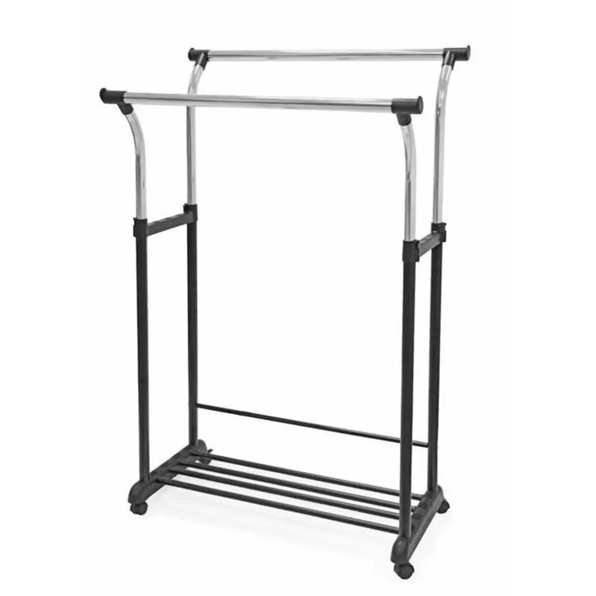 Rollgarderobe Swing Schwarz
