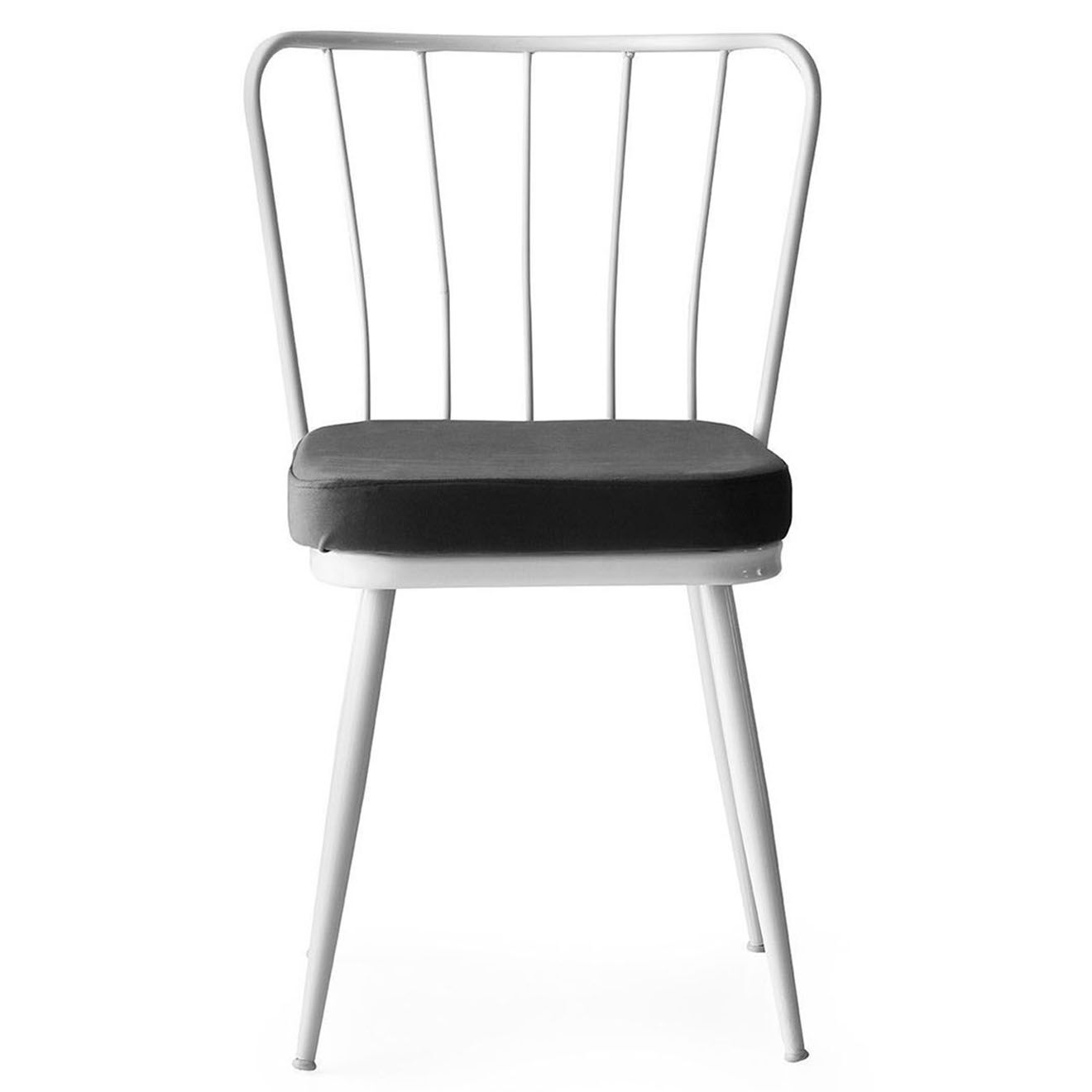 Homitis 4 Chaises Yildiz blanches - 43x82x42 cm