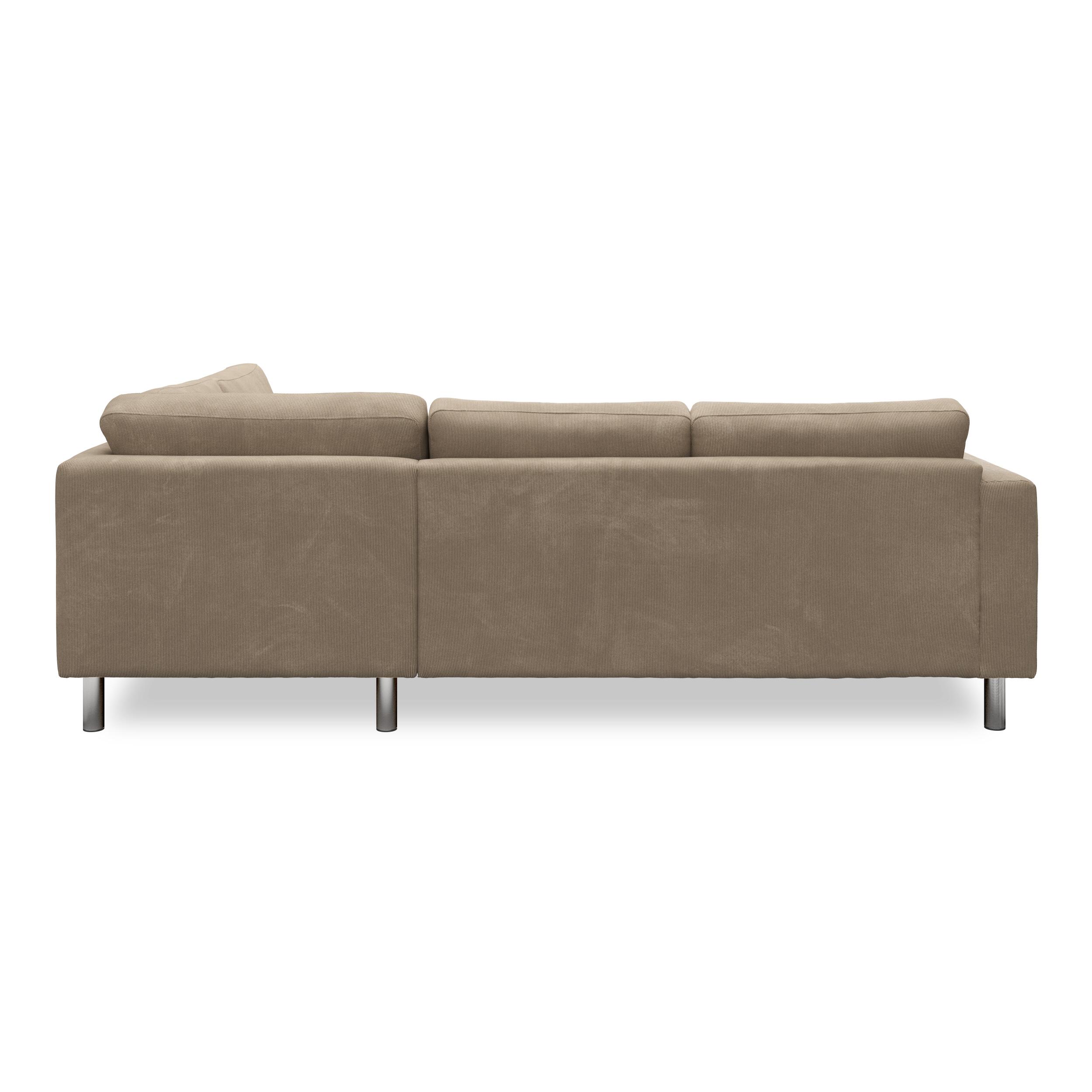 Cleveland højrevendt sofa med pufafslutning