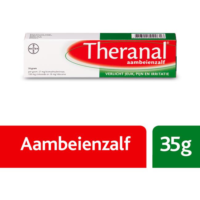 Theranal Aambeienzalf bij jeuk en aambeien 35 gram