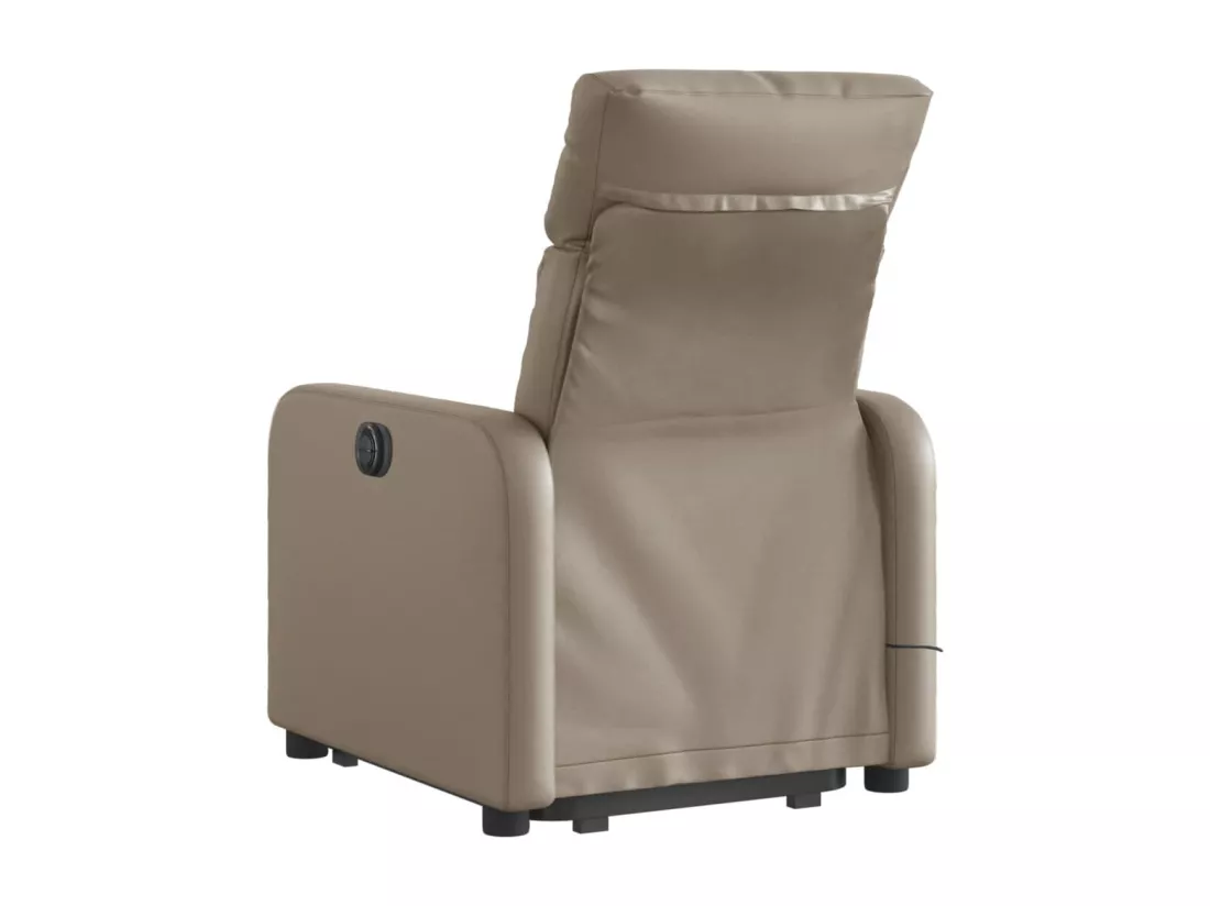 Fauteuil inclinable massant Cappuccino Similicuir