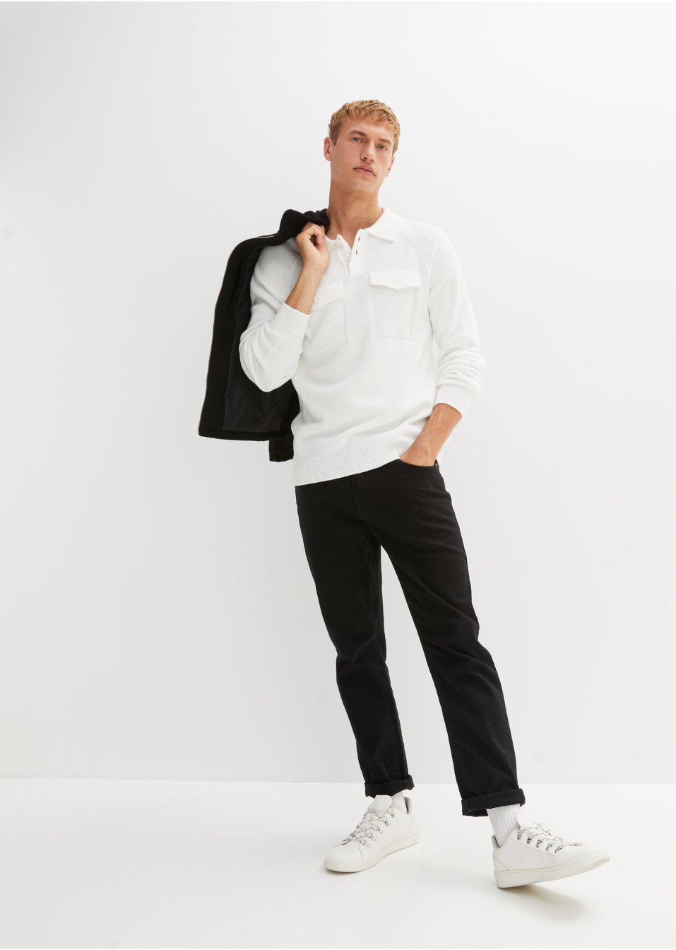 Pull à col polo