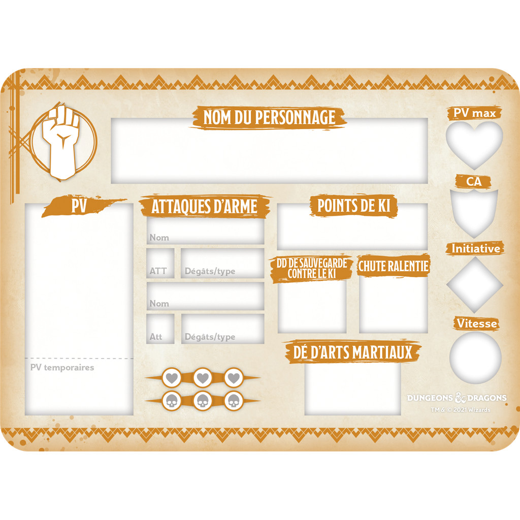 D&D 5 - Set de jetons :