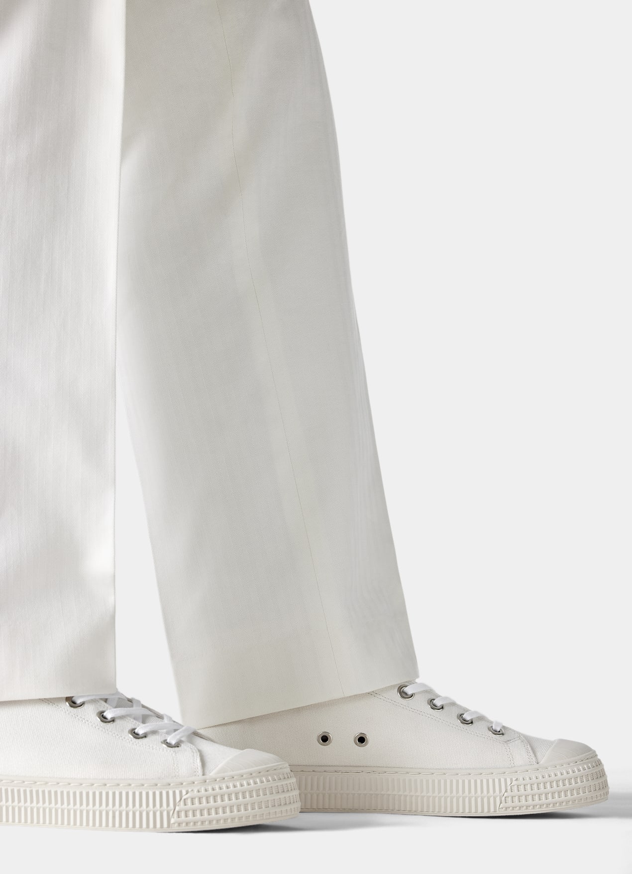 Sneakers blanc cassé