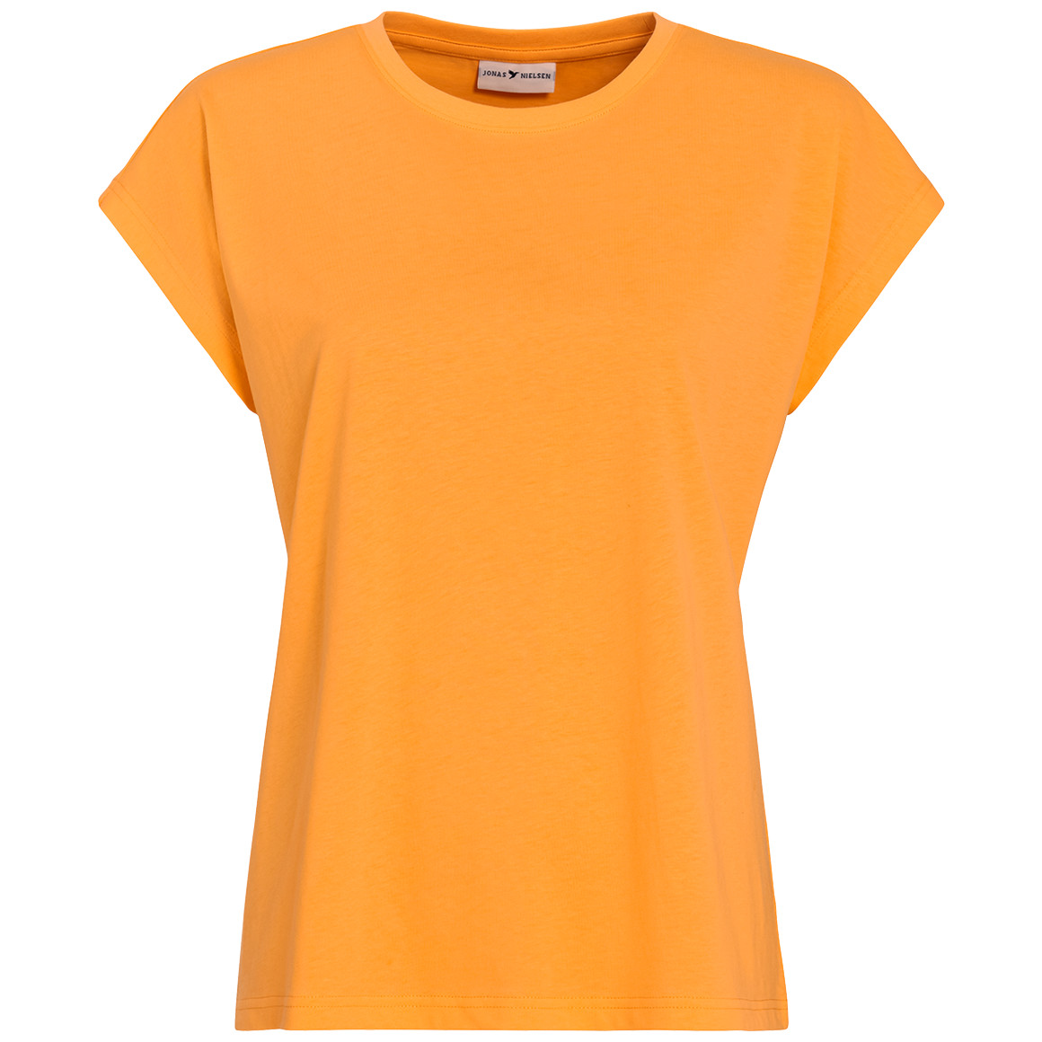 Jonas Nielsen Damen T-Shirt mit überschnittenen Ärmeln orange
