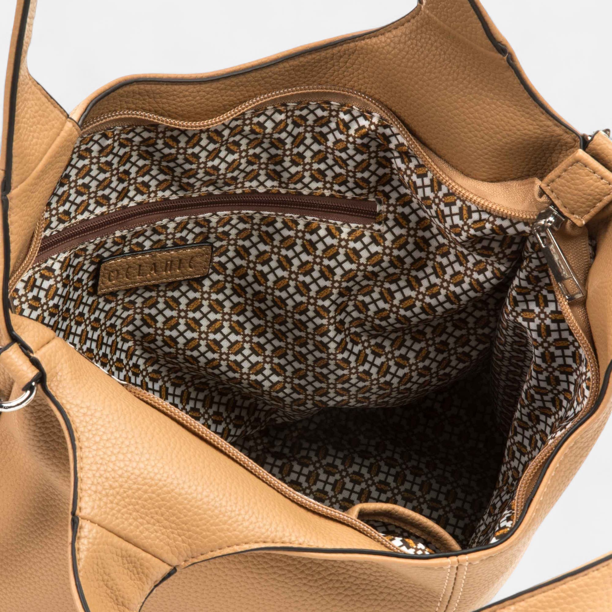 Sac de shopping beige