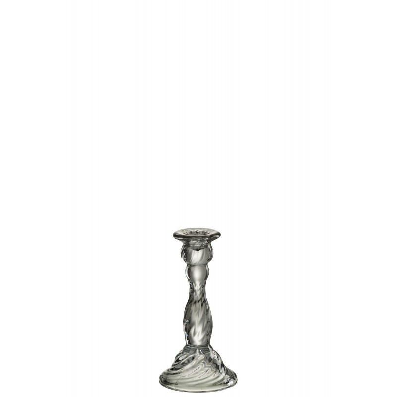 Chandelier en verre gris 8x8x16cm
