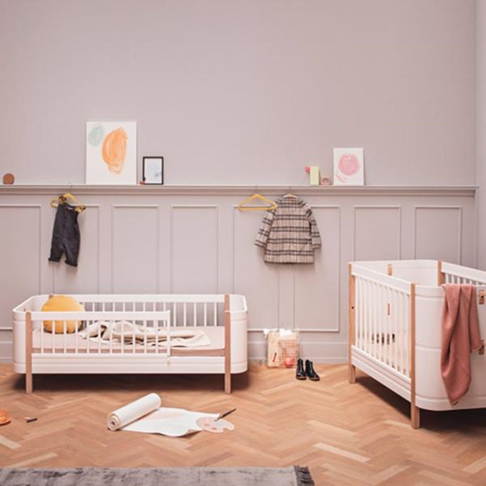 Køb Oliver Furniture Wood Mini+ Søskende Kit Hvid/Eg