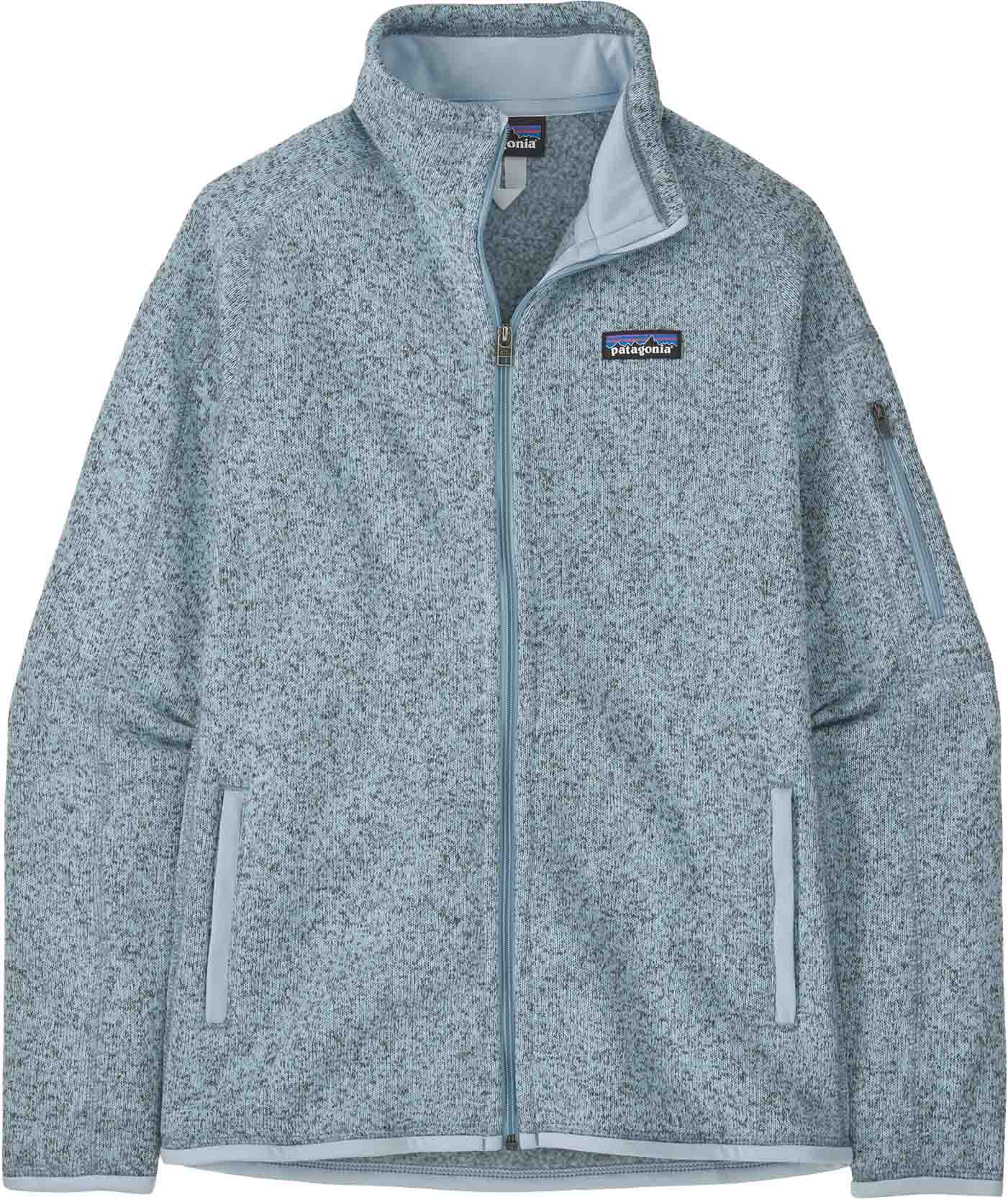 Better Sweater Jacket Dame Fleck Blue
