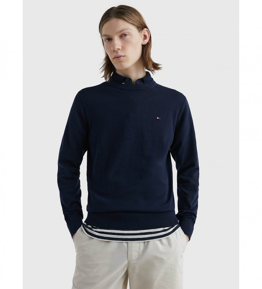 Camisa Tommy Hilfiger 1985 Gola Redonda em couro de marinheiro