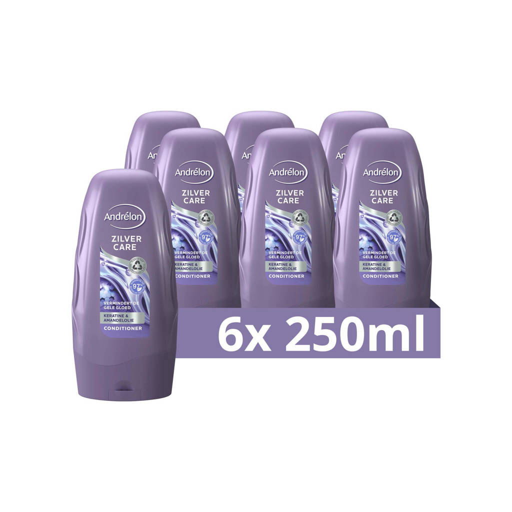 fijn!Zilver Care conditioner - 6 x 250 ml