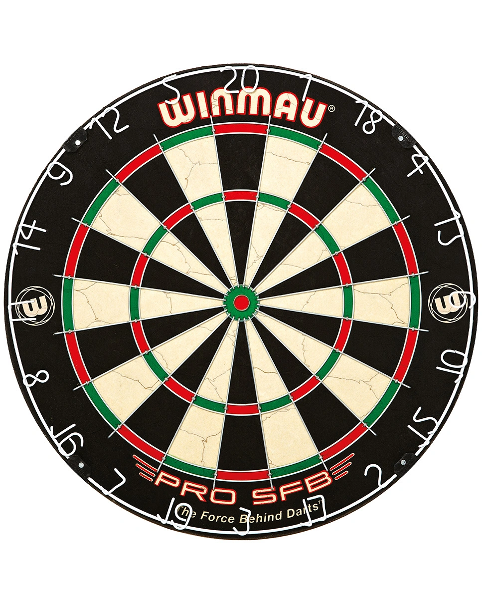 Dartboard Winmau PRO-SFB Set inkl. 2 Satz Steeldarts