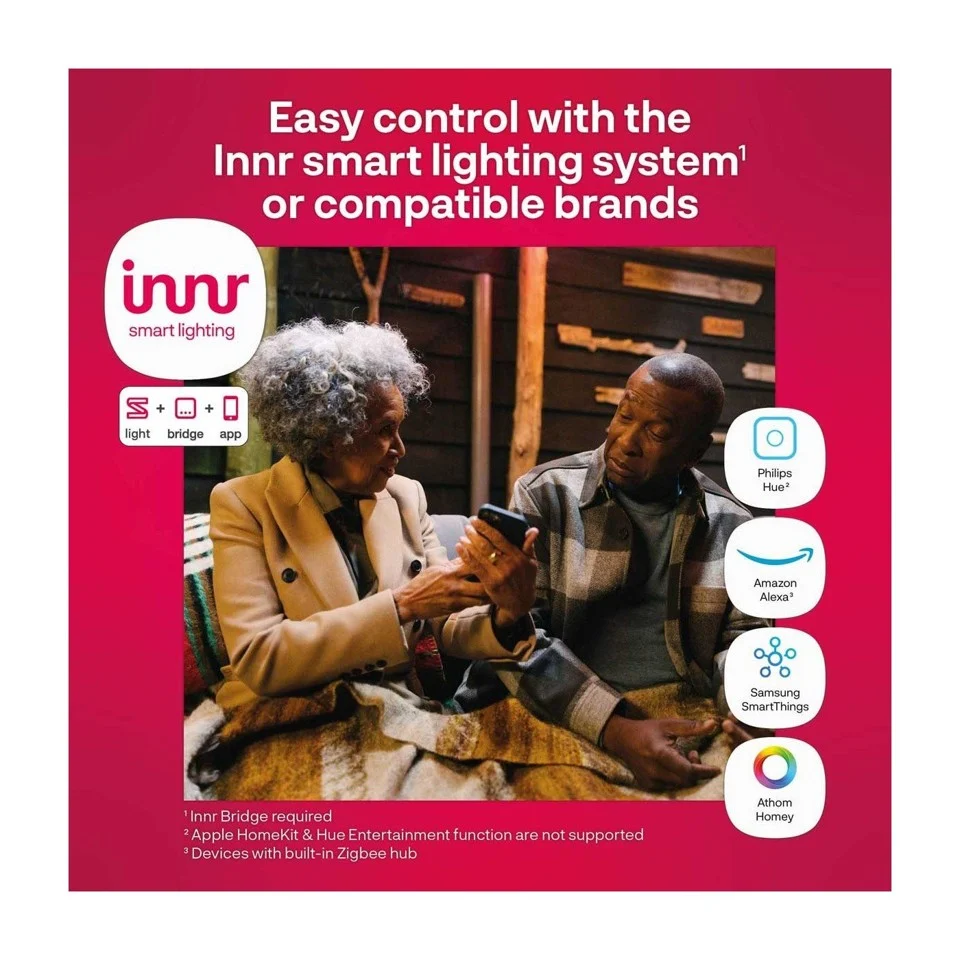 INNR - 2x Smart Outdoor Globe Light-bundtet - 3 globusser - Bundle