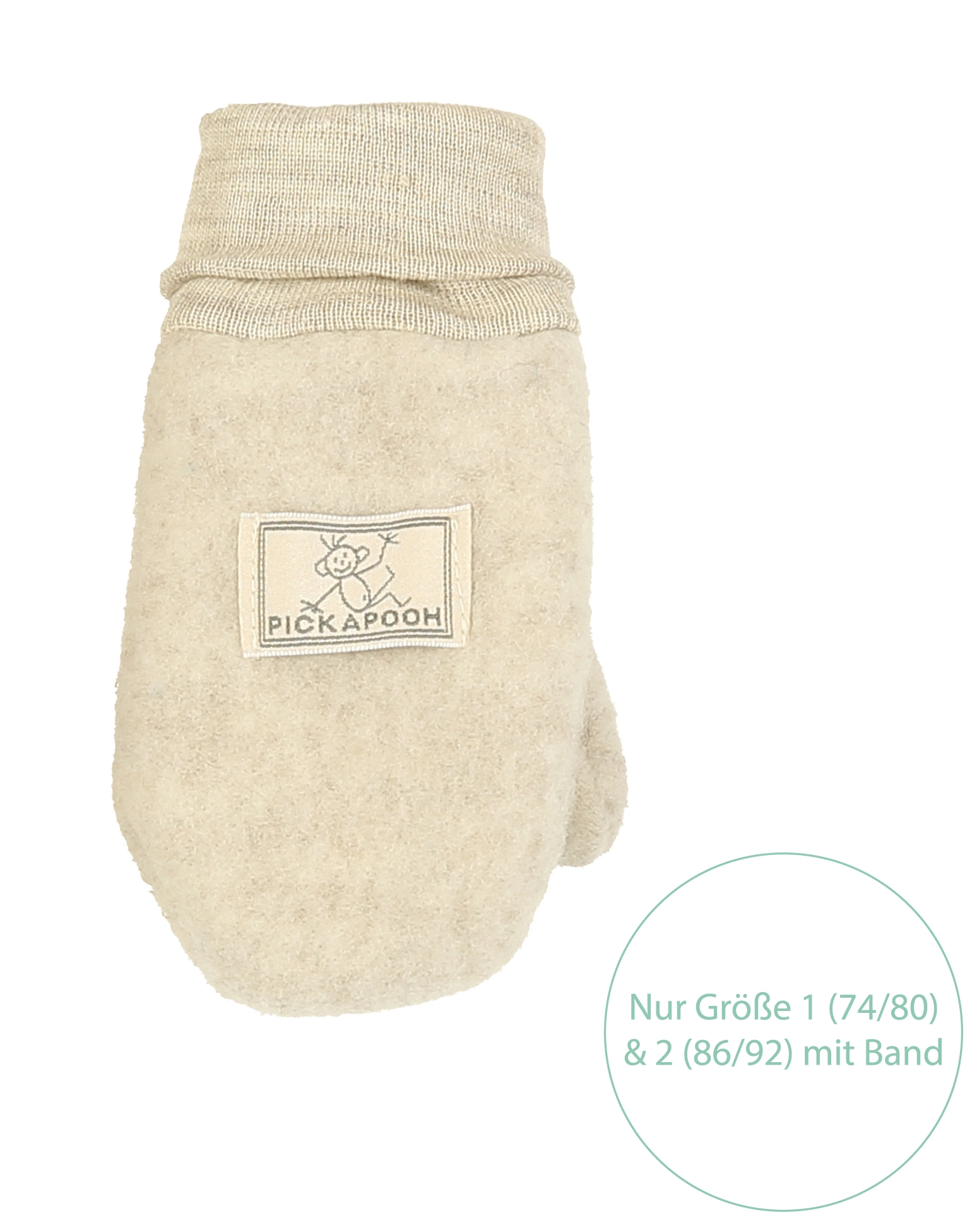 Fäustlinge WOLLFLEECE in natur melange