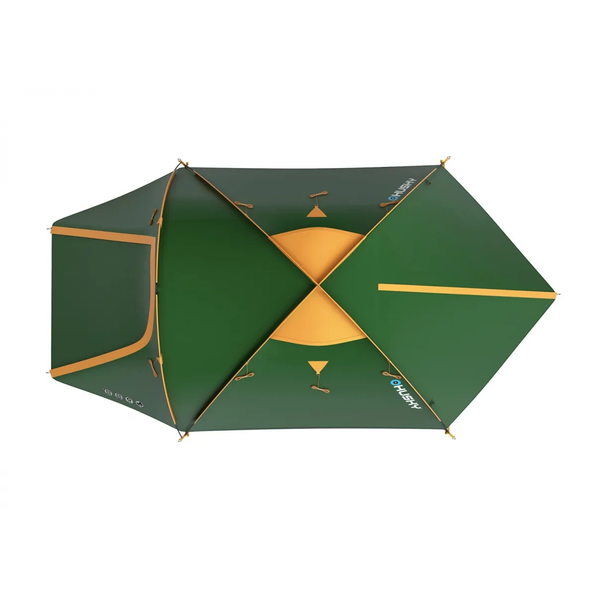 Husky Bizon 4 Classic koepeltent - Green
