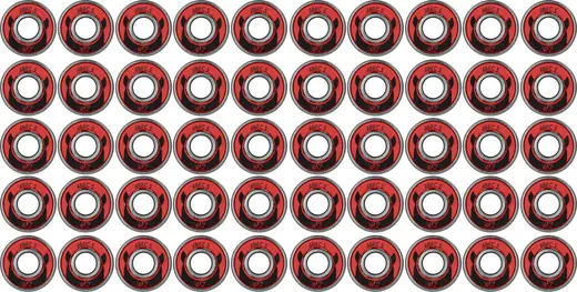 Wicked ABEC 5 Freespin 608 50-Pack Kuglelejer - Inliners Rulleskøjter