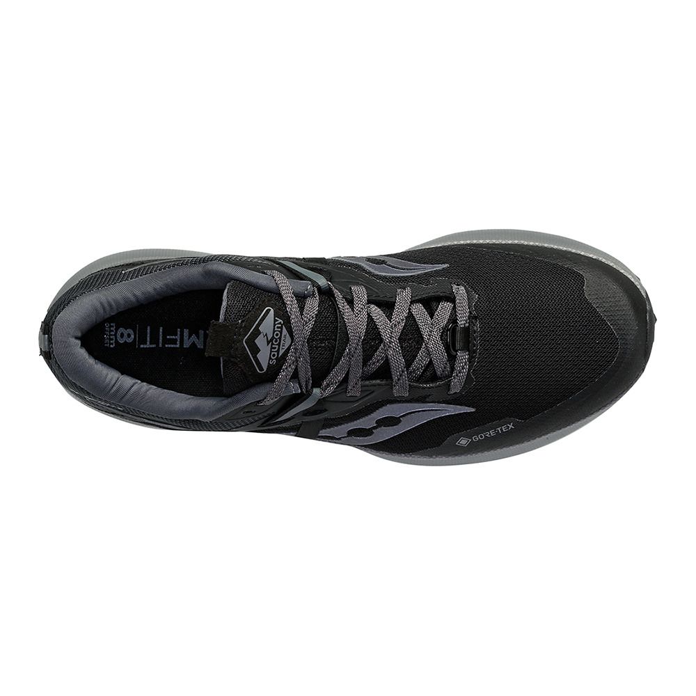 Saucony RIDE 15 TR GTX - Chaussures trail Homme black/charcoal