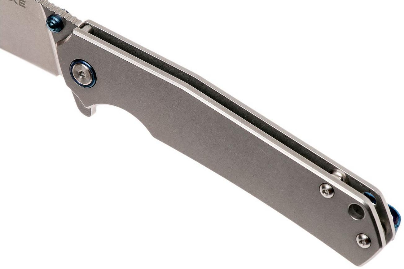 Ruike P801-SF Blue zakmes, Stonewashed finish