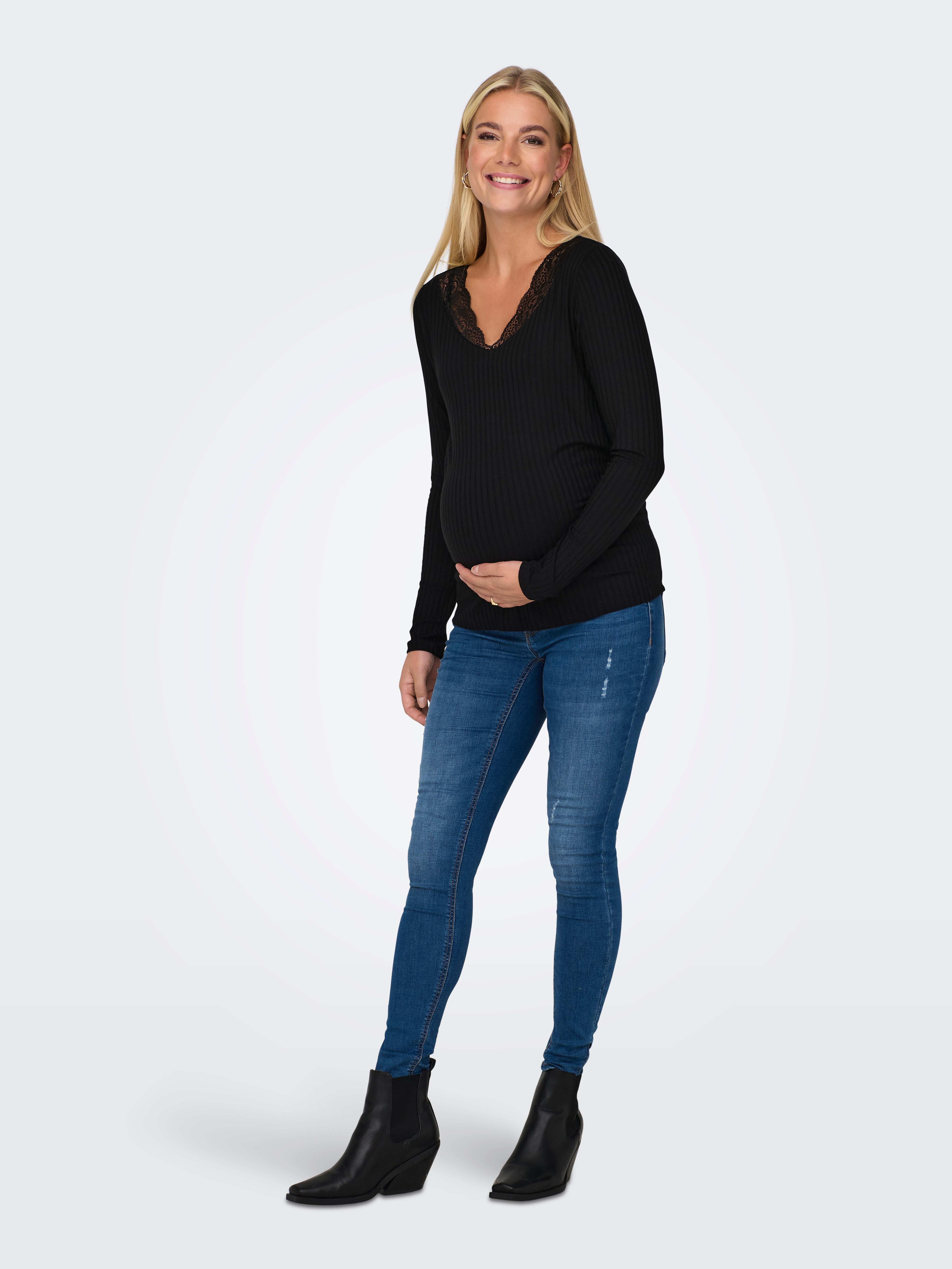 OLMAYOE Top Black