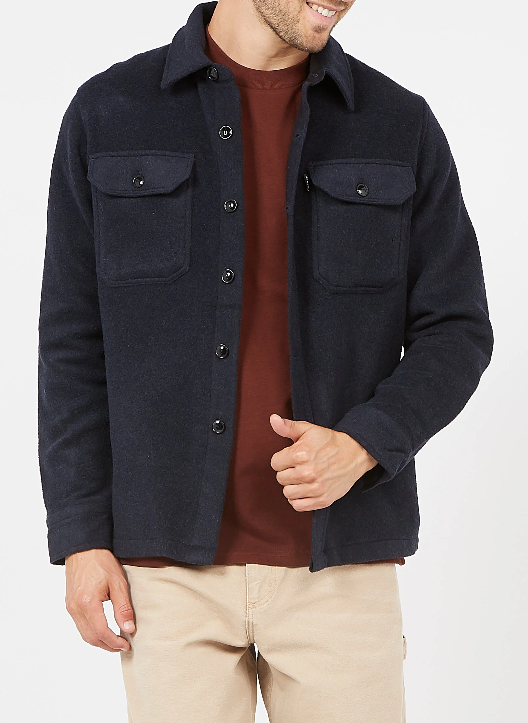 Surchemise col classique | Bleu
