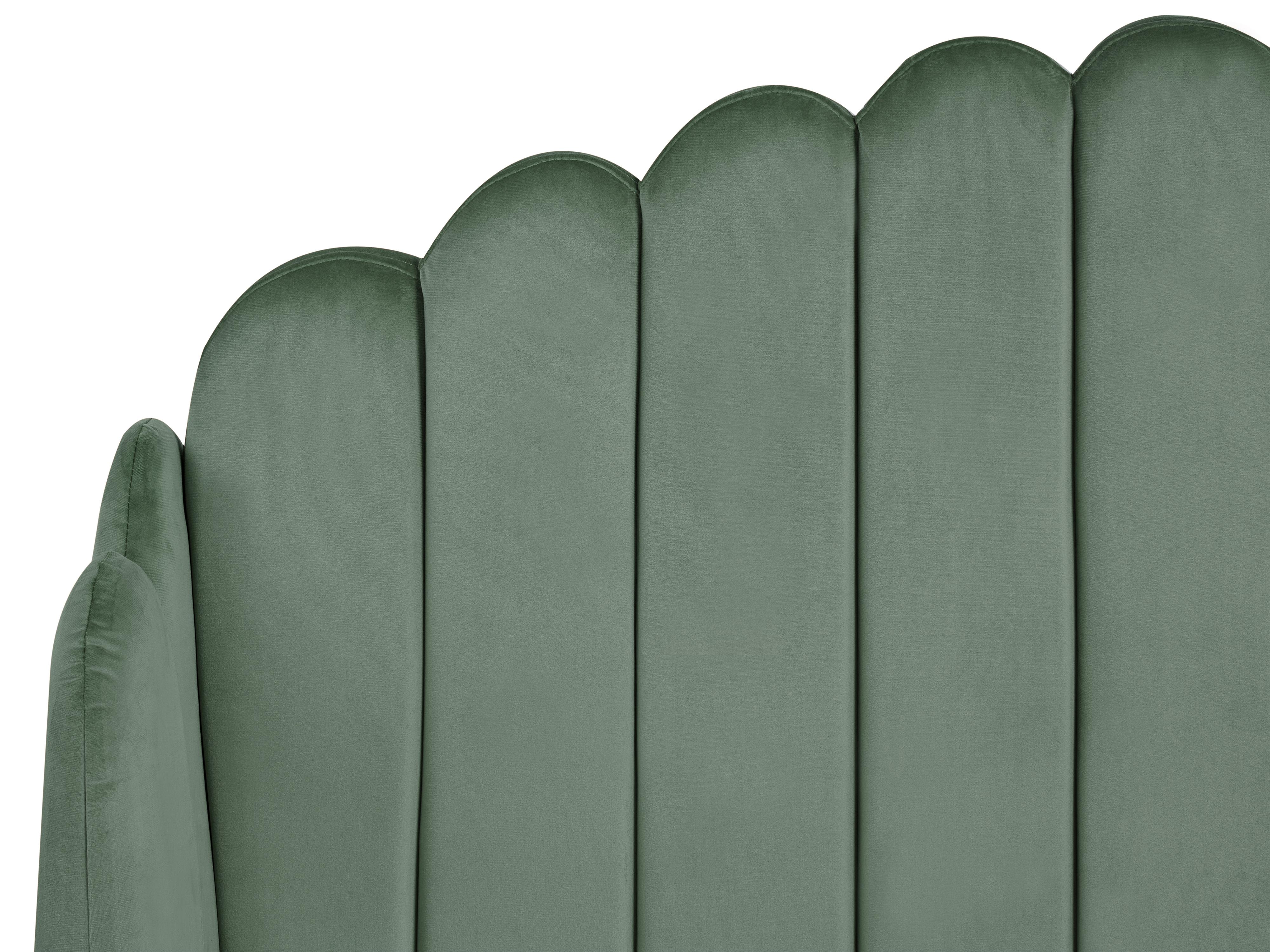 Bed Fluweel AMBILLOU 120 x 200 cm Groen