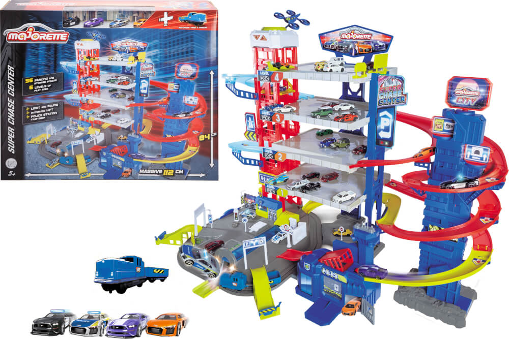 Majorette Super Chase Center 5 vehicles