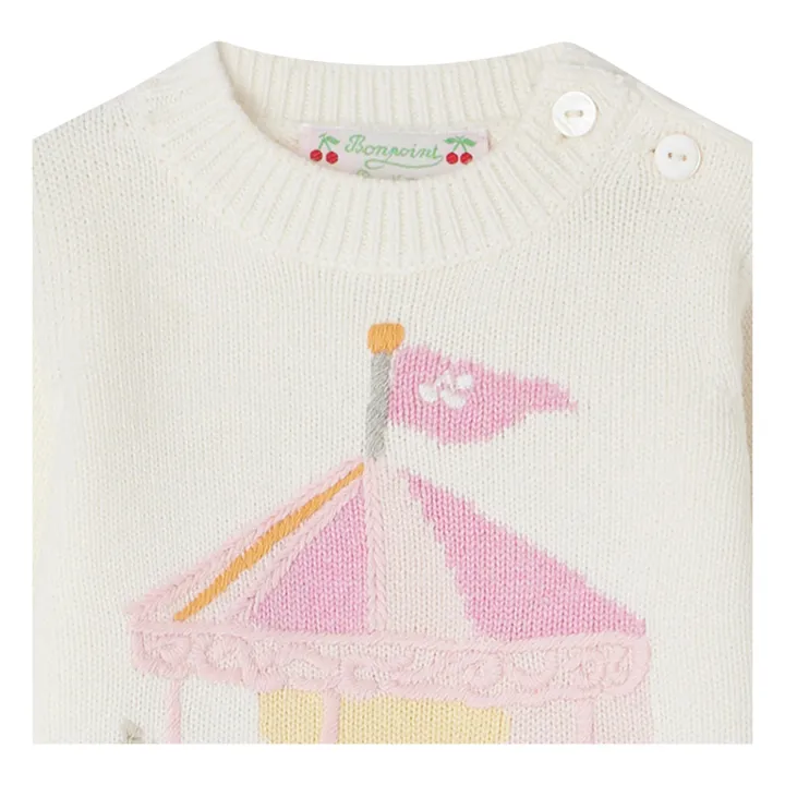 Bonpoint Pull Cachemire Almire | Ecru