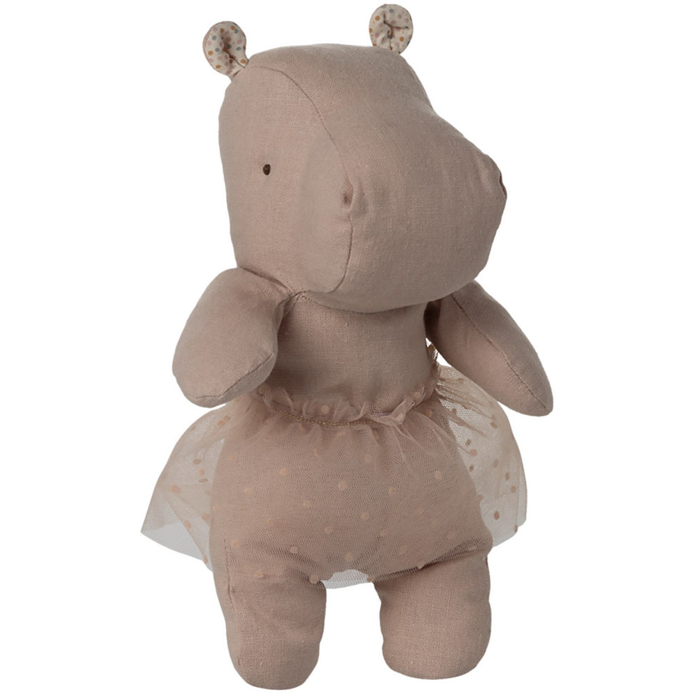 Køb Maileg Safari Friends, Hippo W. Skirt, Small - Soft Rose