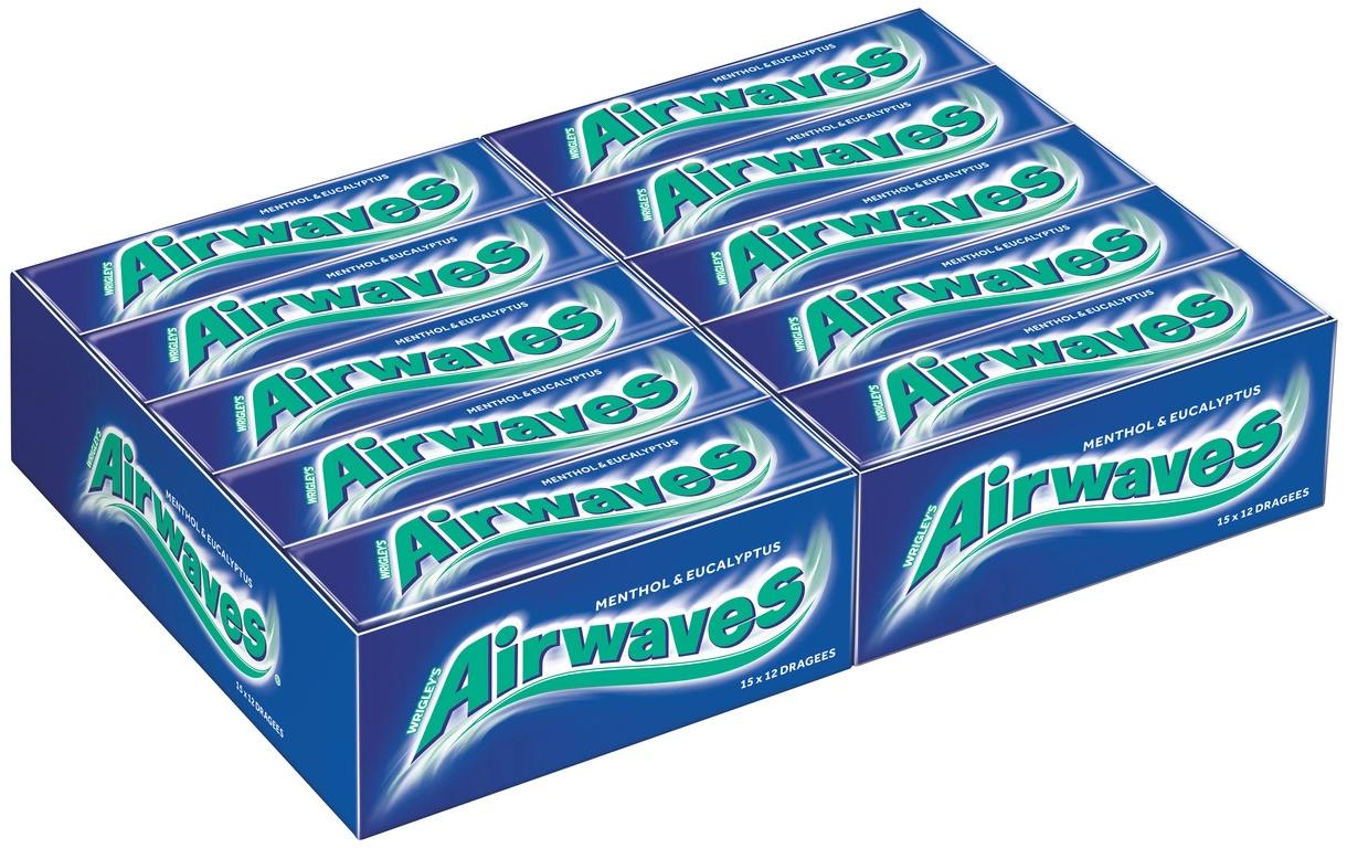 Kaugummi Menthol und Eucalyptus 30 x 14 gDer Frische-Kick mit Mentholgeschmack