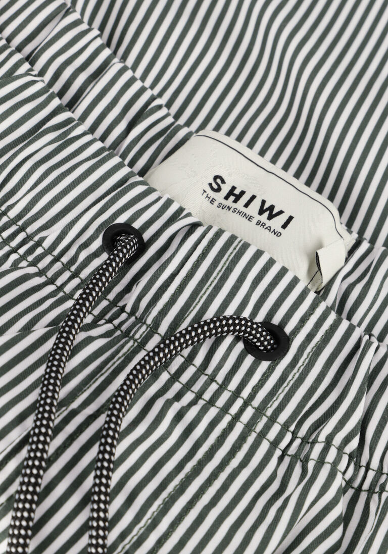 SHIWI groene shiwi  men swimshort skinny stripe