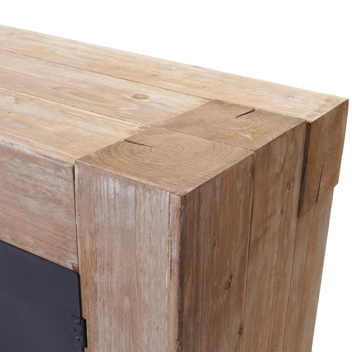 Sideboard MCW-A15, Kommode Schrank Anrichte, Tanne Holz rustikal massiv MVG-zertifiziert 90x160x45cm 67kg