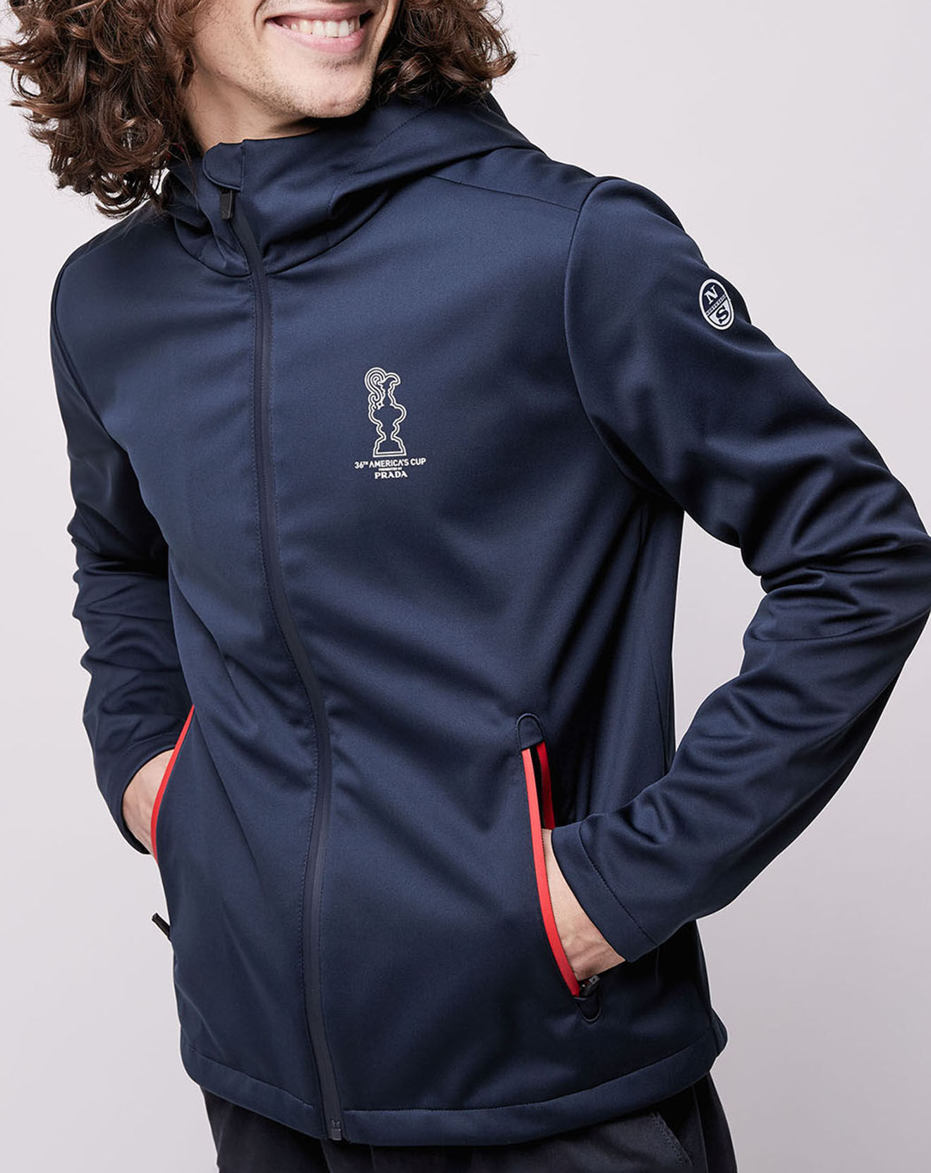 North Sails Veste San Diego Softshell bleu marine