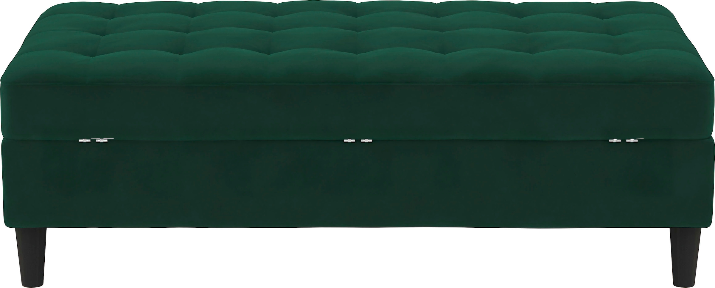 Dorel Home Stauraumhocker »Presley« Polsterhocker mit Stauraum, frei im Raum stellbar, Sitzhöhe 43 cm