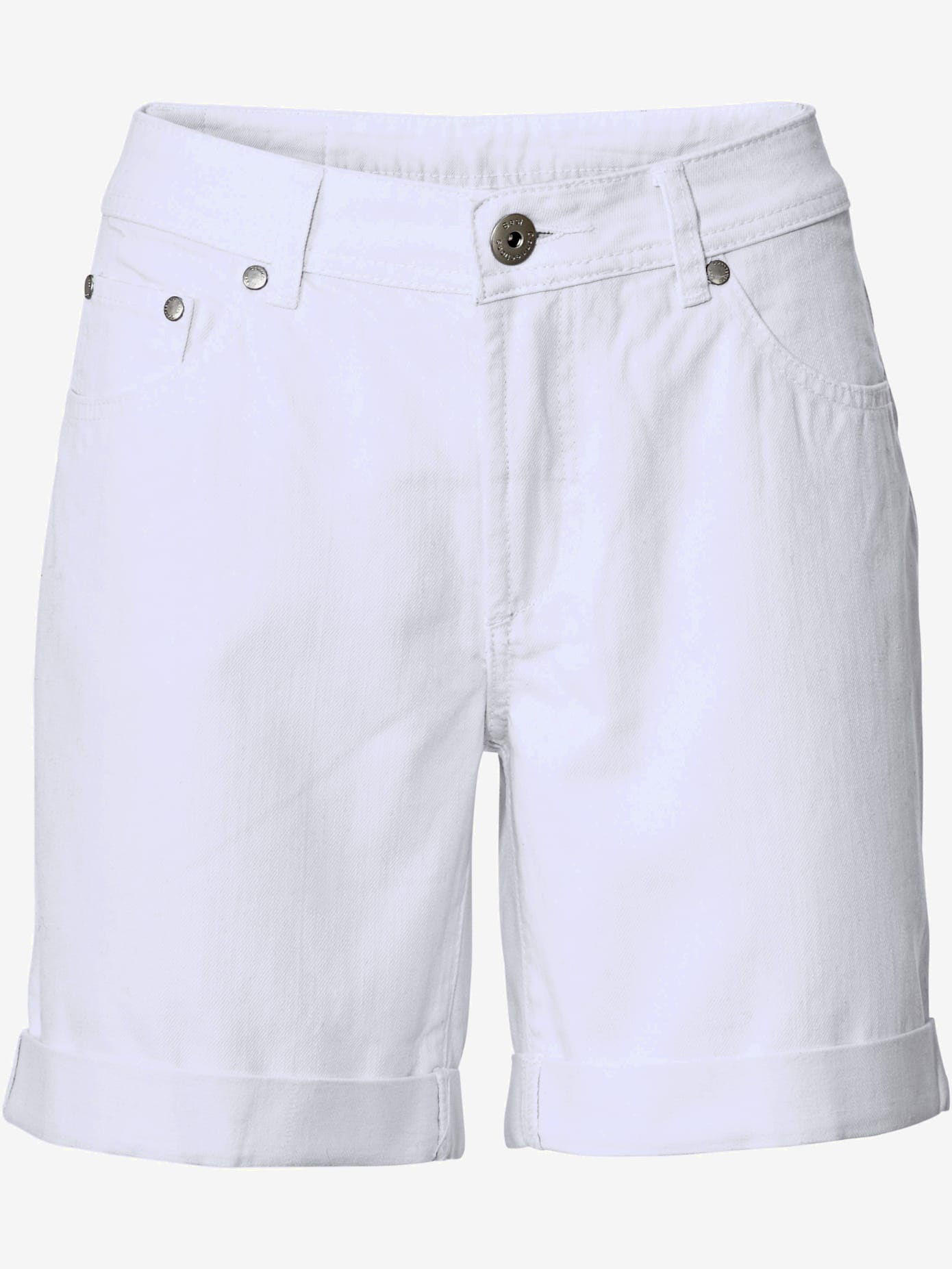 Short en jean coupe droite