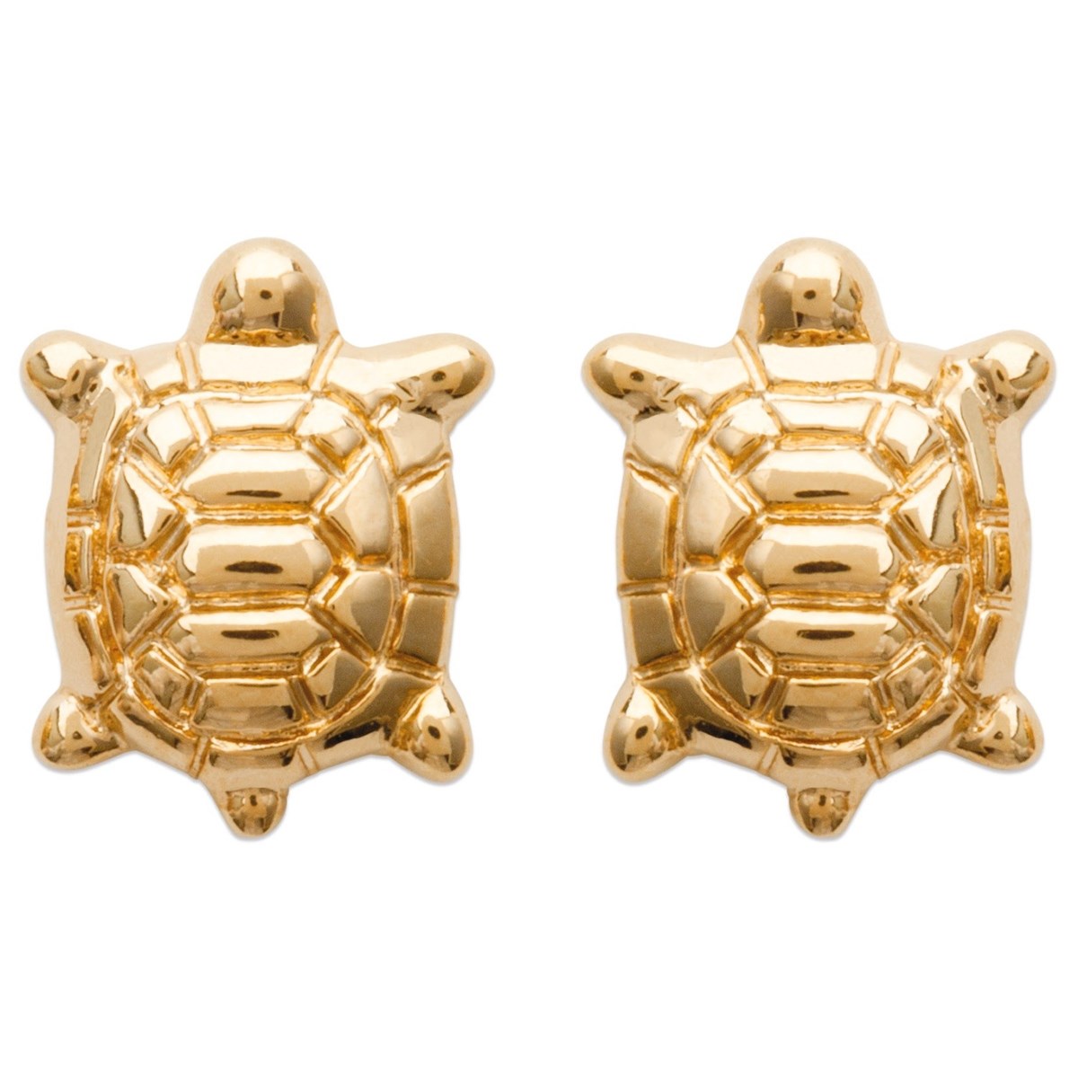 Boucles d'oreilles petite tortue Plaqué OR 750 3 microns