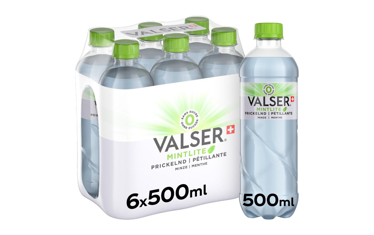 Wasser Prickelnd Minze 6 x 0.5 lStilles Wasser mit natürlichem Minzearoma