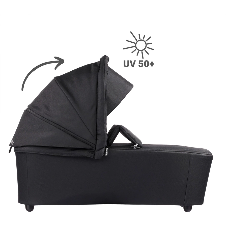 GESSLEIN Kombikinderwagen FX4 Soft+ Style Babywannen Set schwarz