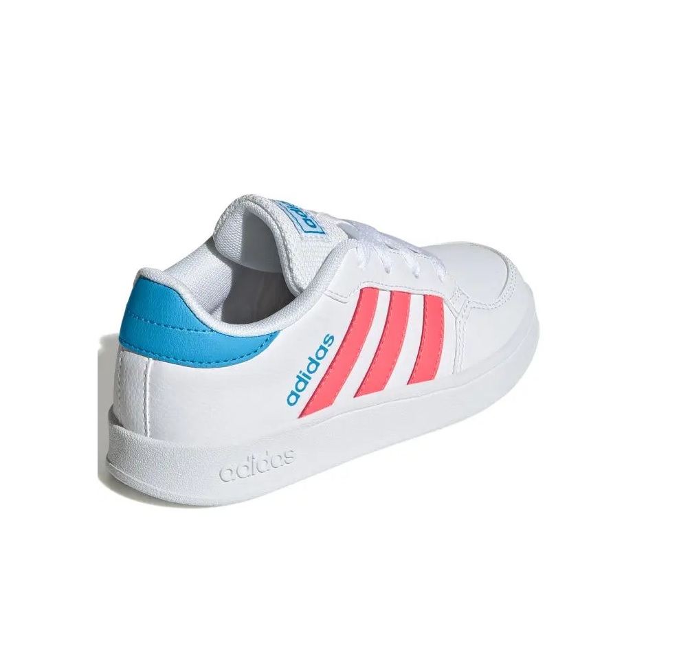 Adidas Breaknet Sneakers KIDS Wit/Roze