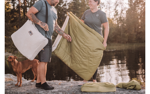 Bentcho Schlafsack 4 in 1 Schlafsack / Decke / Poncho / Wendetasche 160 x 200 cm