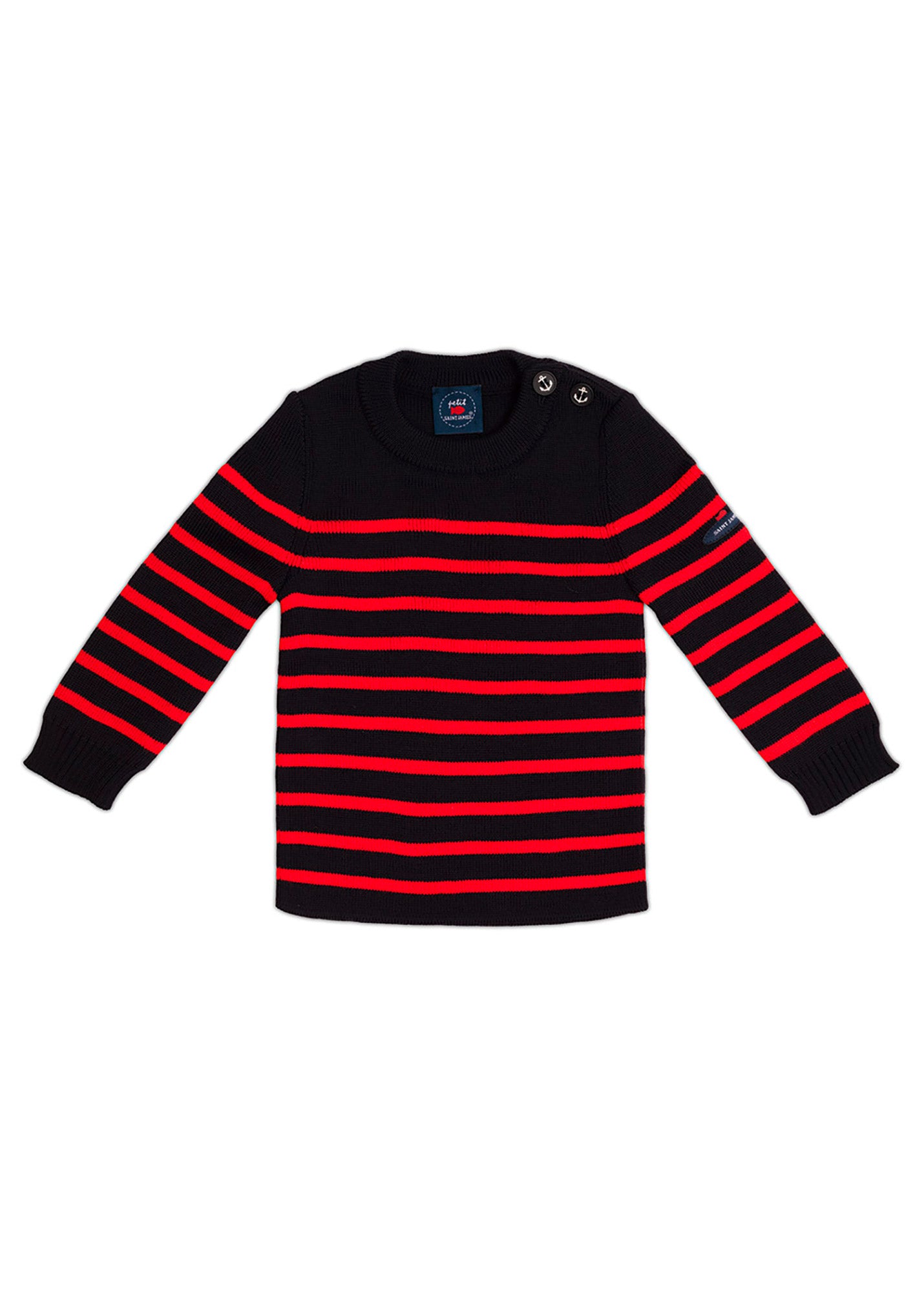 Pull marin rayé bébé Moussaillon