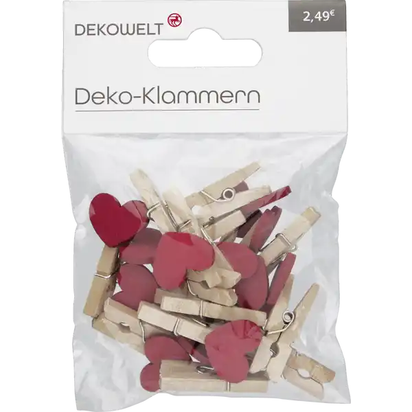 MINI-KLAMMER MIT HERZ