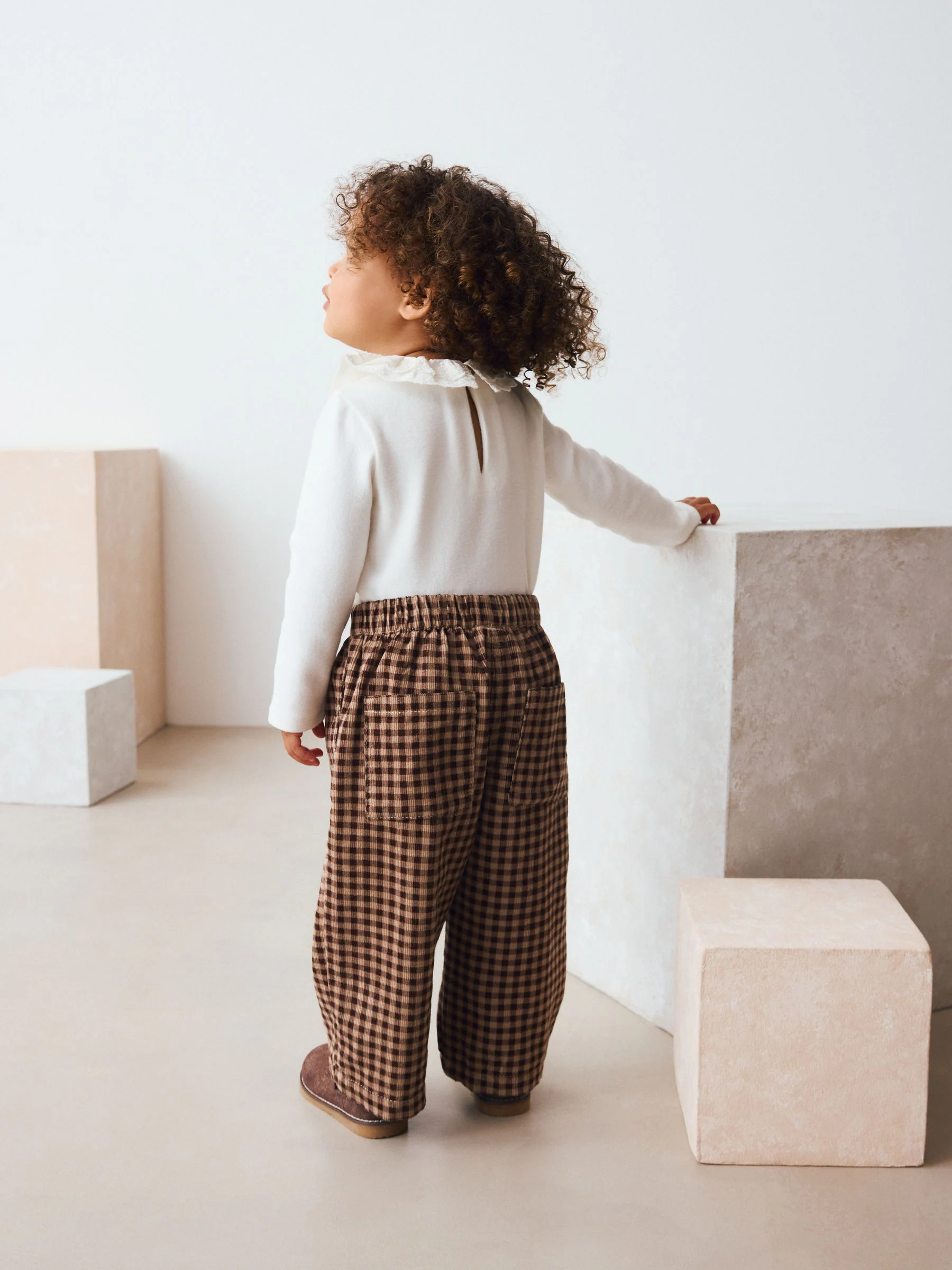 Bruin - Corduroy Gingham Trousers (3mths-7yrs)