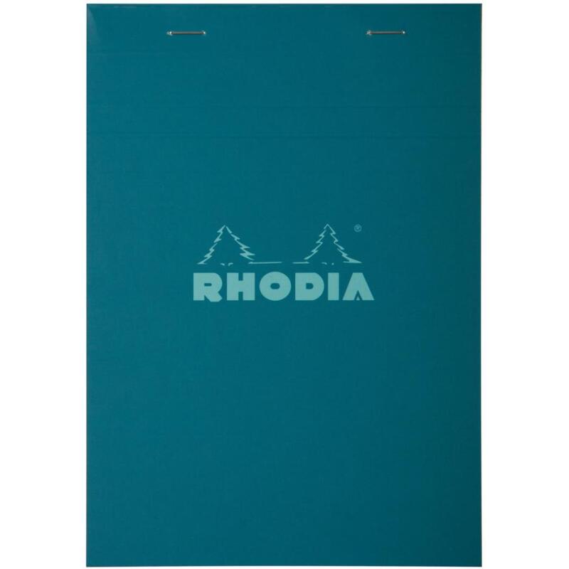 Rhodia bloc agrafé COULEURS N°12 5/5 80 feuillets microperforés, couvertures assorties - Assortis