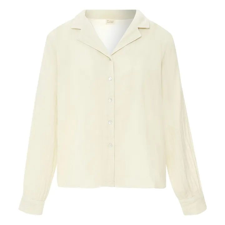 Poudre Organic Chemisier Datte Coton Bio - Collection Femme  | Crème