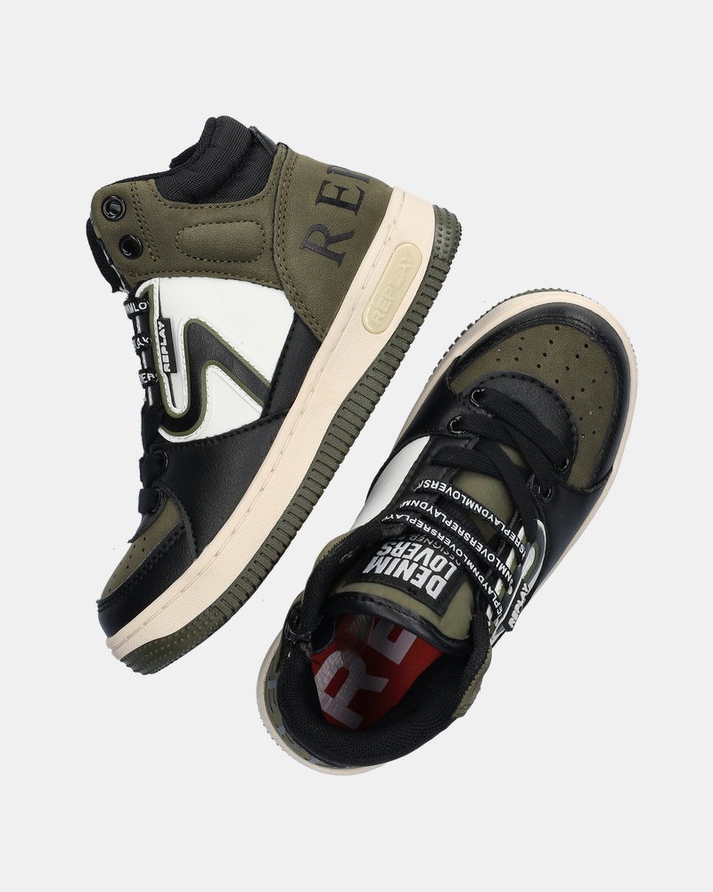 Replay Epic Jr. Hoge sneakers  - groen