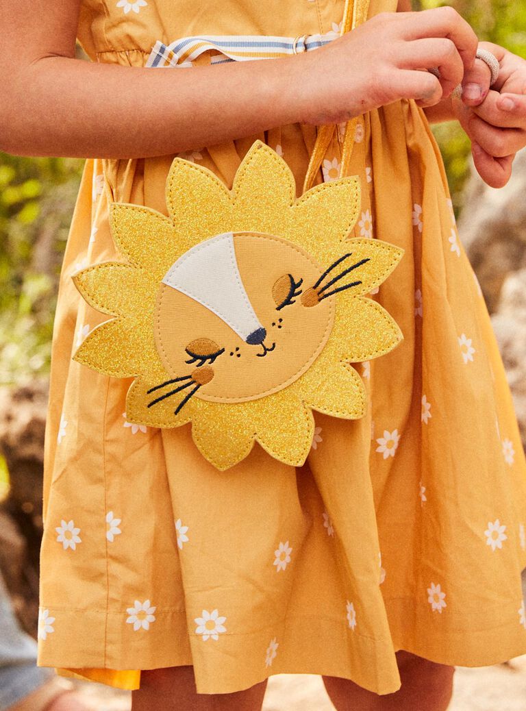 Sac bandoulière lion jaune
