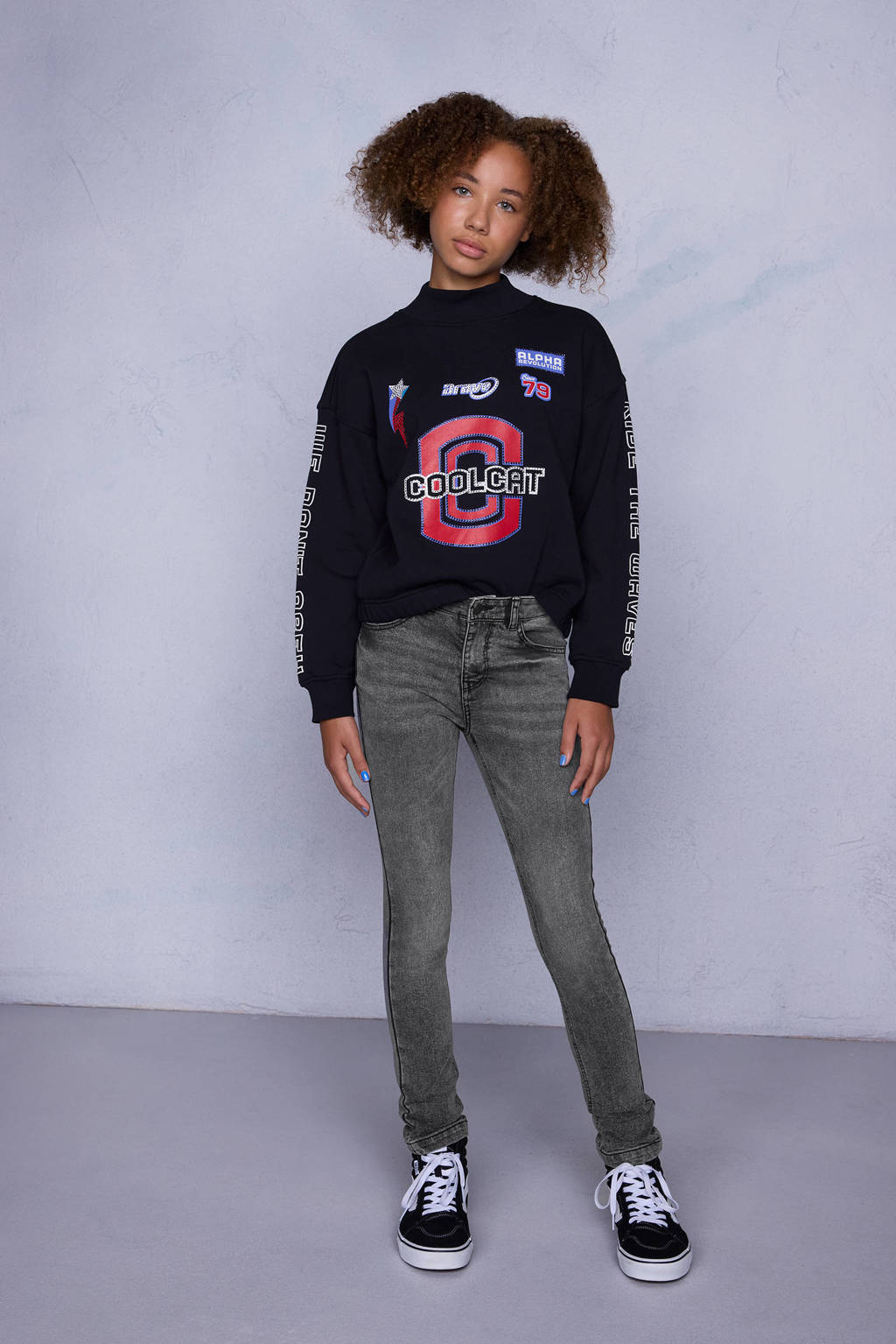 Coolcat Skinny Jeans Doris Grijs
