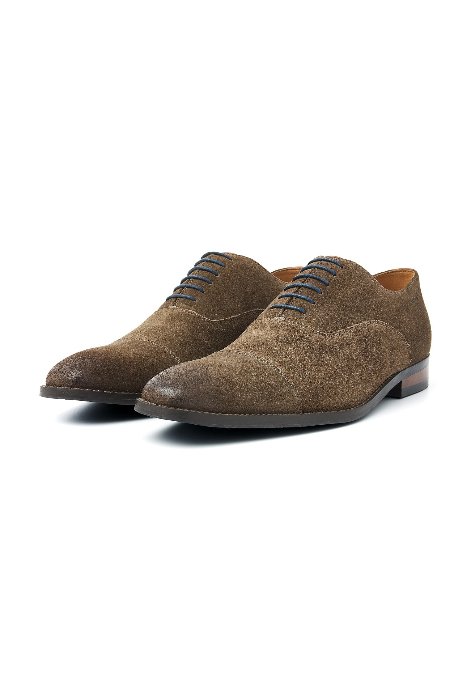 Taupe suède Bregenz veterschoen