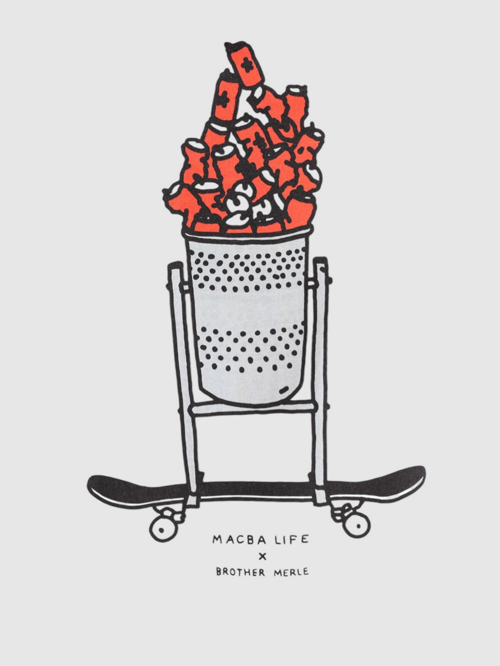 Macba Life Trash T-Shirt white